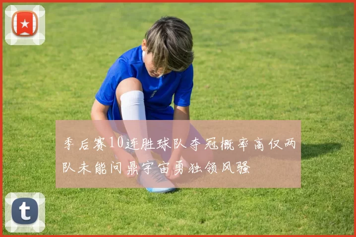 季后赛10连胜球队夺冠概率高仅两队未能问鼎宇宙勇独领风骚